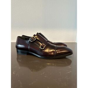Mezlan Men's Dress Shoes Burris Double Monk Strap Sz.10
